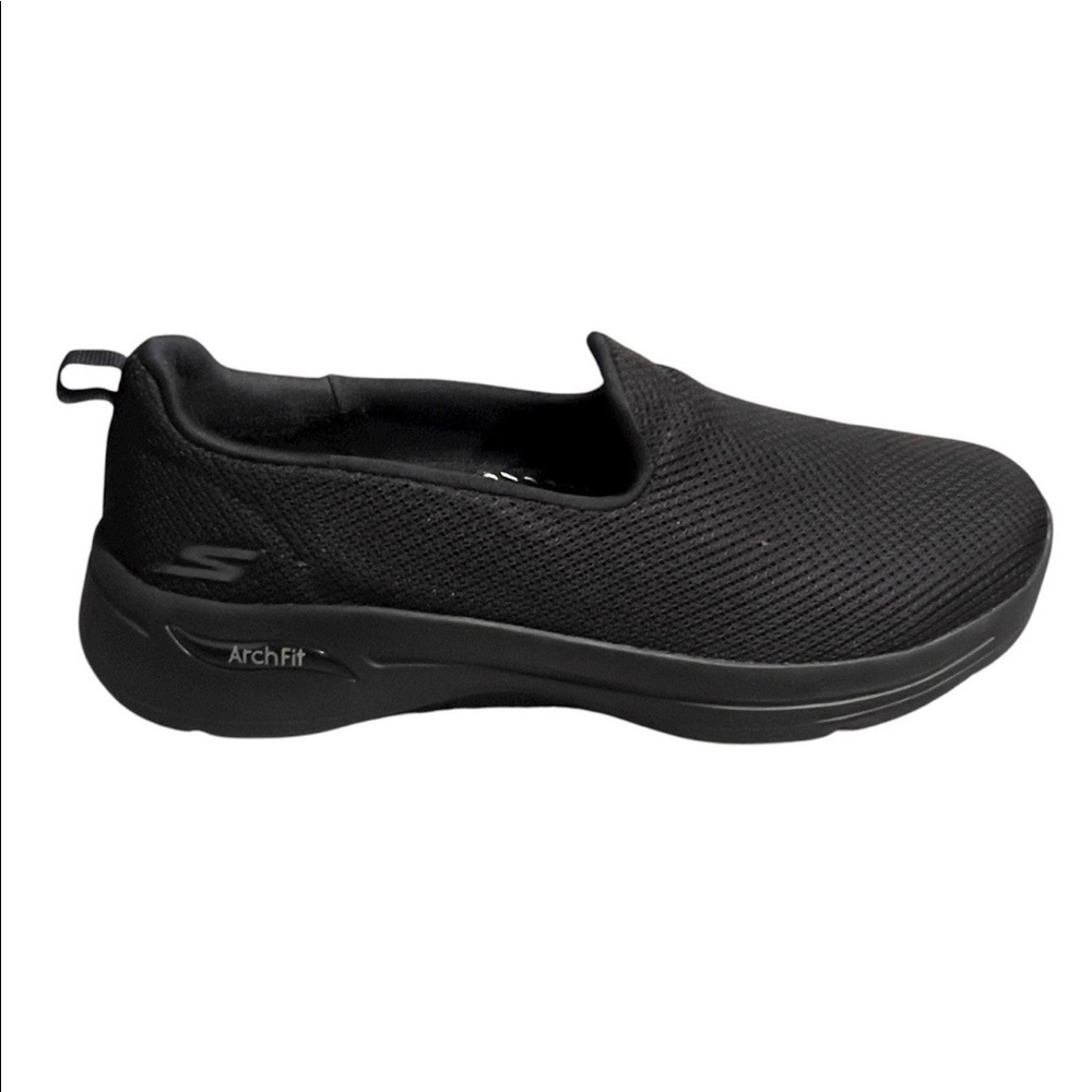 Skechers Go Walk Arch Fit Air Cooled Slip On Shoes Womens Sz 9.5 Black